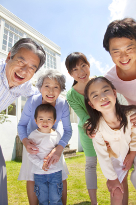 イメージ画像：家族みんなでしあわせを実感してほしい